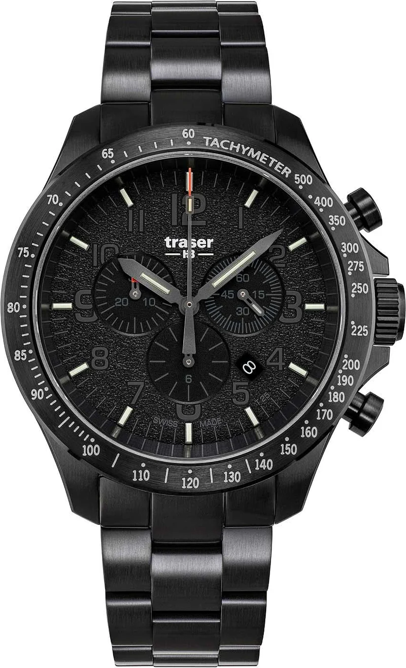 Traser P67 Officer Pro Chrono 109466 Herrenuhr • Trigalight H3-Tritium • Swiss Made