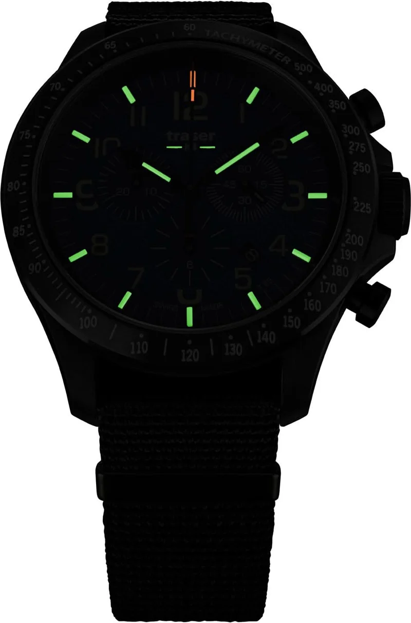 Traser P67 109465 Herrenuhr • Trigalight • Swiss Made