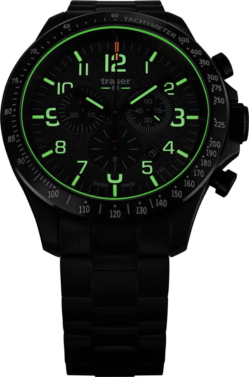 Traser P67 Officer Pro 109460 Herrenuhr • Trigalight Leuchttechnologie • Swiss Made