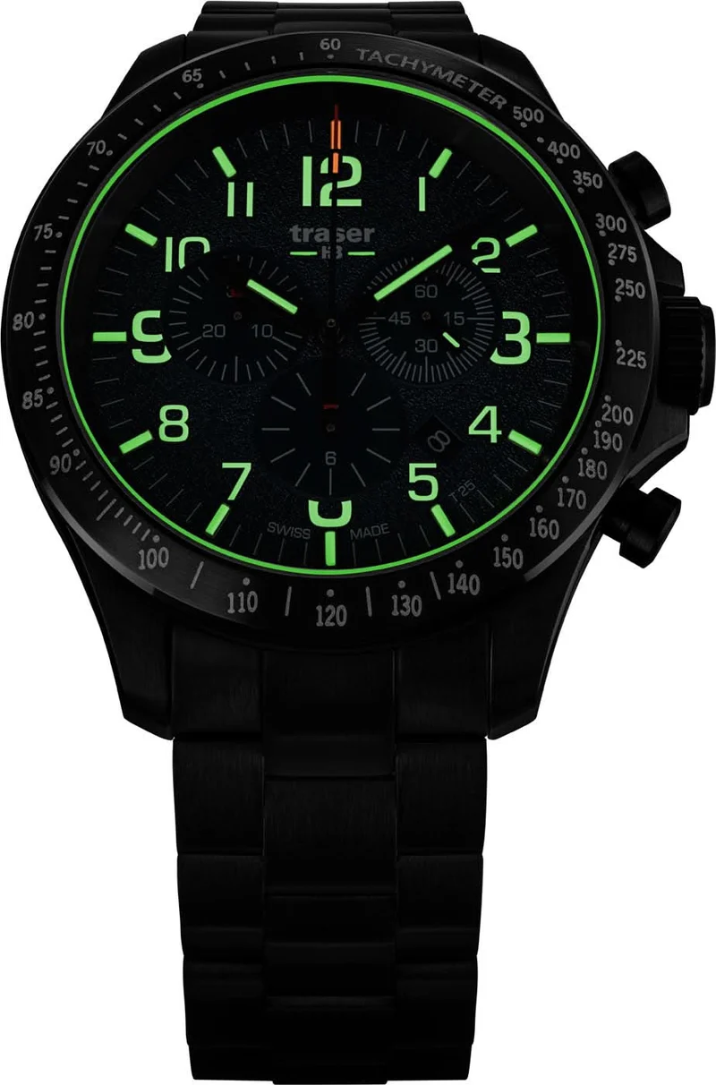 Traser P67 Officer Pro Chronograph 109464 Herrenuhr • Trigalight Leuchttechnologie • Swiss Made