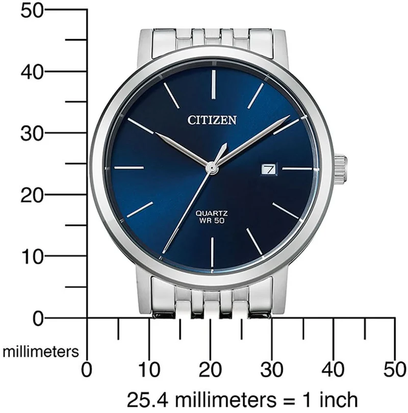Citizen BI5070-57L Herrenuhr • Blaues Zifferblatt • Edelstahl