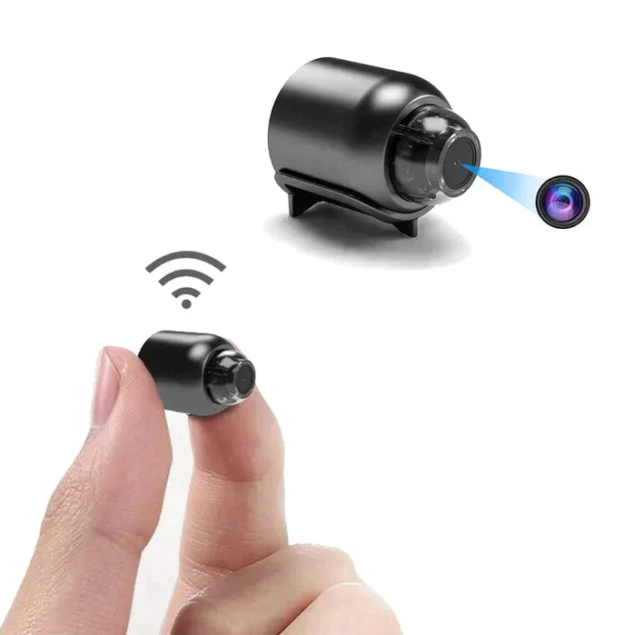 Draadloze Beveiligingscamera met Nachtzicht WiFi | Compacte Bewakingscamera HD Bewegingsdetectie Smartphone App Thuis Kantoor Baby | Sansoti