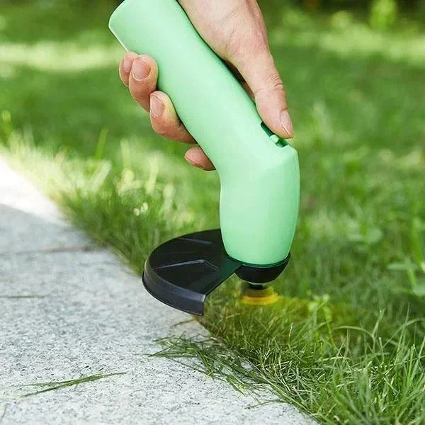 Draadloze Mini Grastrimmer op Batterijen - Lichtgewicht Handmodel voor Precieze Afwerking Rondom Hagen en Bloembedden | Sansoti