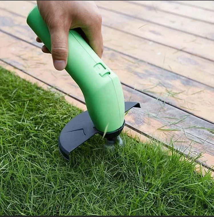 Draadloze Mini Grastrimmer op Batterijen - Lichtgewicht Handmodel voor Precieze Afwerking Rondom Hagen en Bloembedden | Sansoti