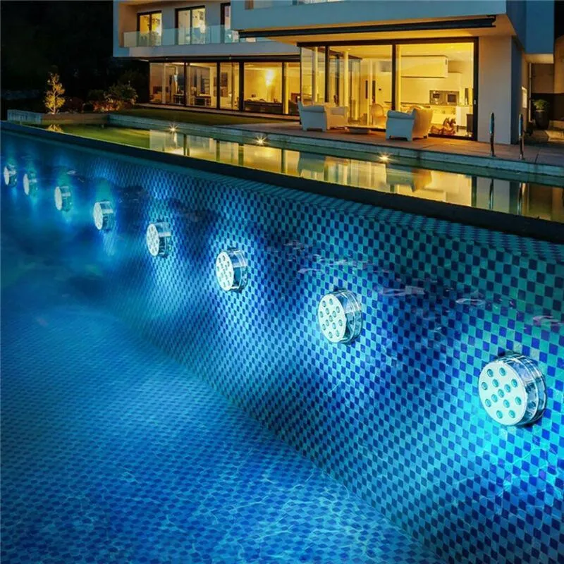 Onderwaterlamp met Afstandsbediening 13 LED's Waterproof Zwembadverlichting | Sansoti