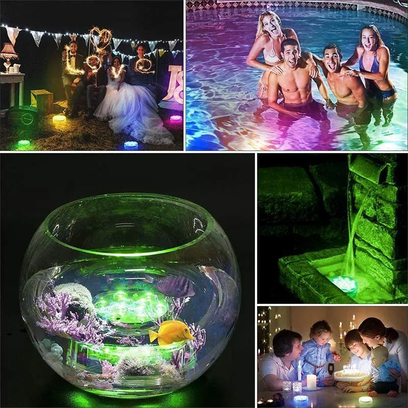 Onderwaterlamp met Afstandsbediening 13 LED's Waterproof Zwembadverlichting | Sansoti
