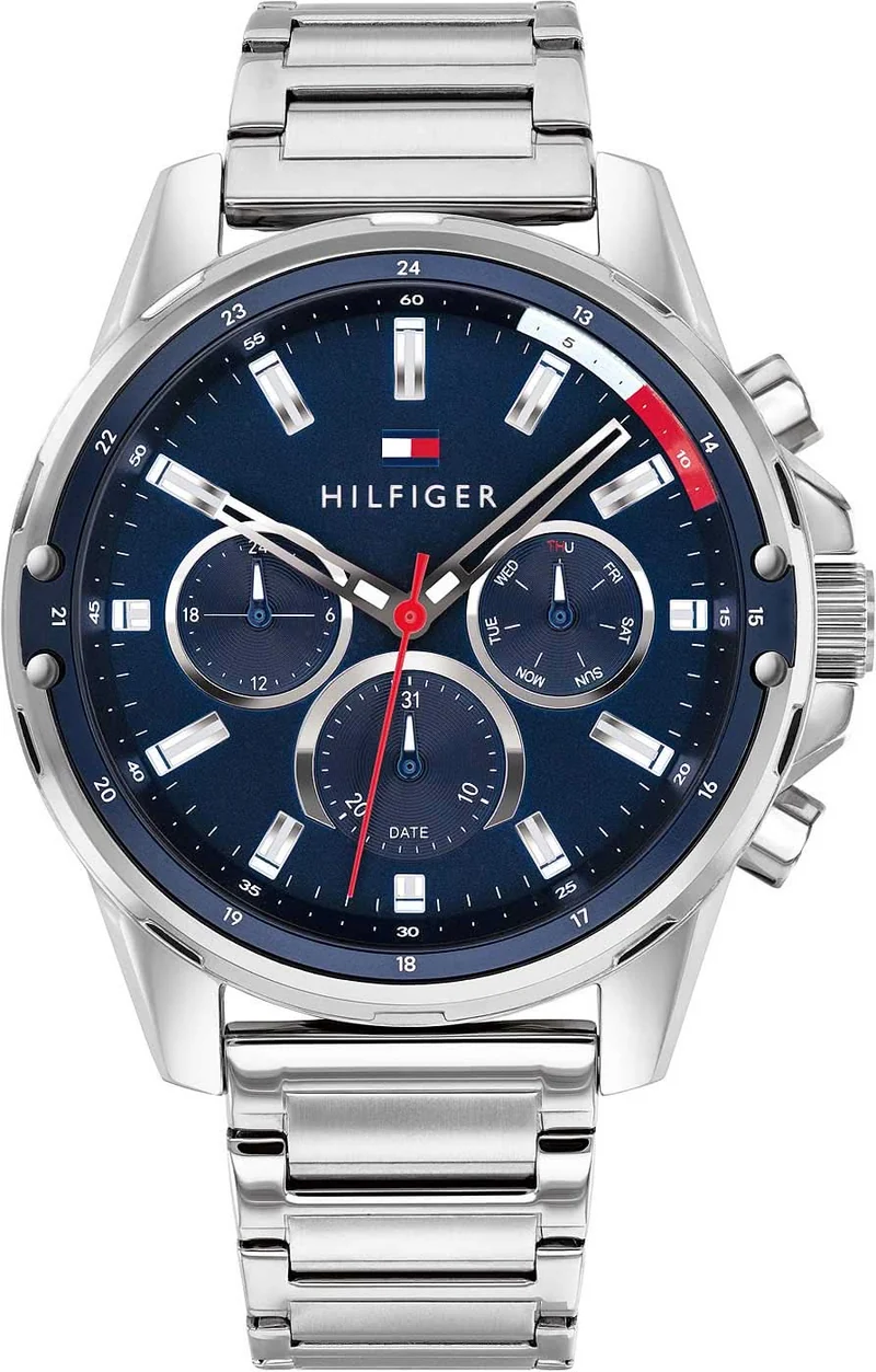 Tommy Hilfiger Lars 1791788 Herrenuhr • Gold-Design • Preppy-Style