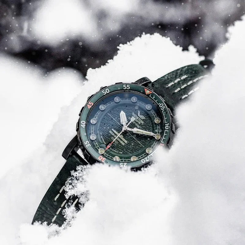 Vostok Europe Nuclear Submarine NH35A-571F608 Herrenuhr • Extreme Robustheit • Tritium-Beleuchtung