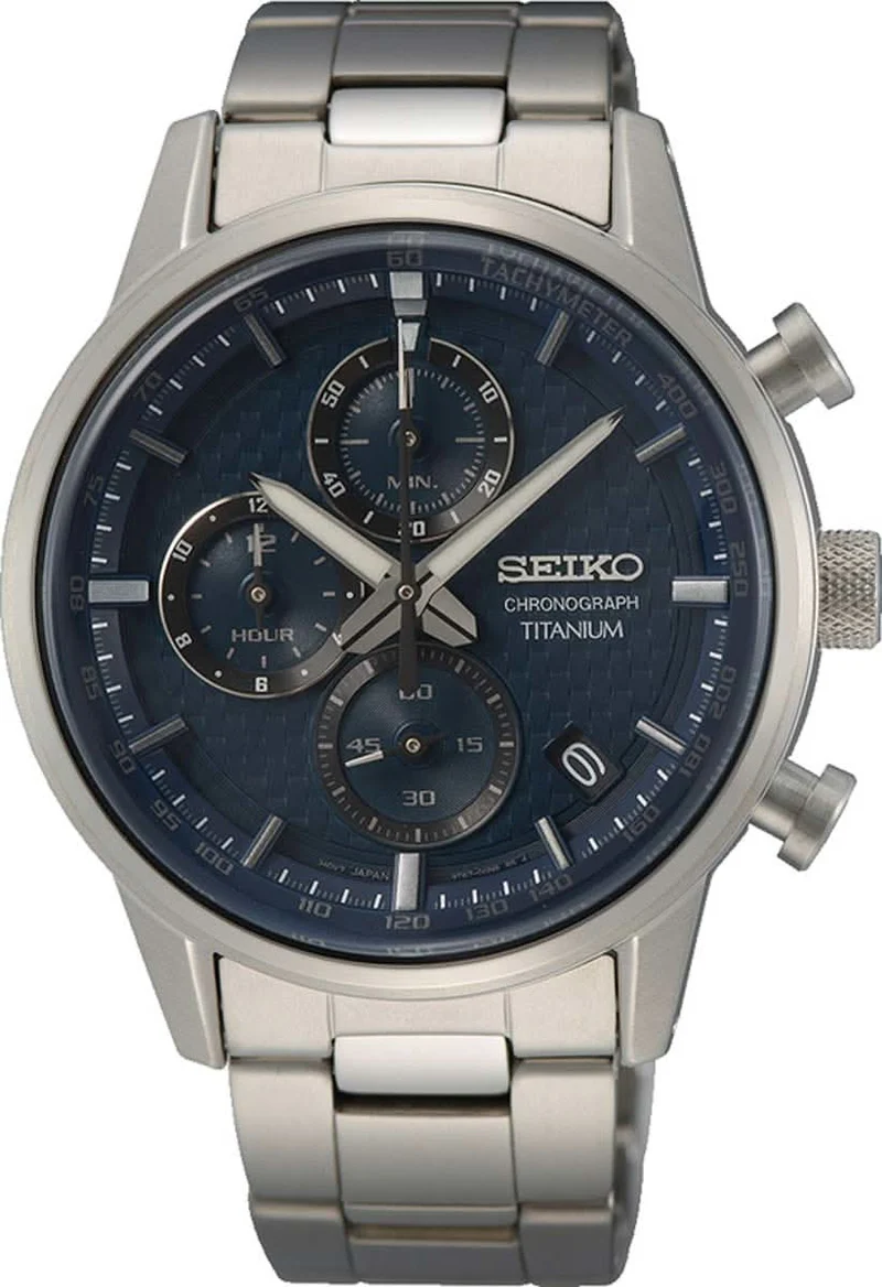 Seiko Conceptual SSB387P1 Herrenuhr • Titangehäuse • Chronograph