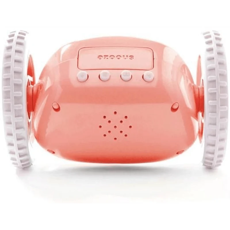 Clocky Pink - Alarm clock on wheels
