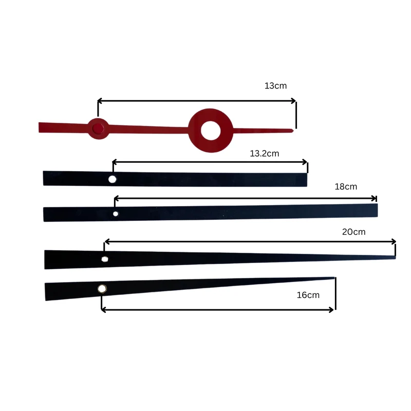 Clock hands set XL + Silent Movement