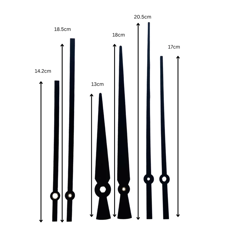 Clock hands set L + Silent Movement