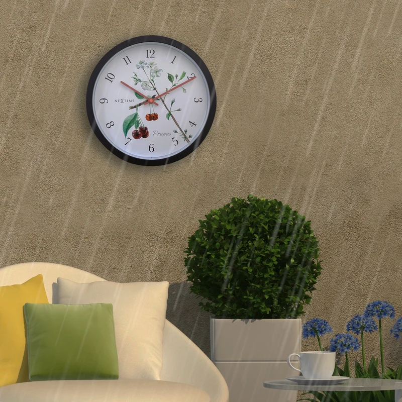 Weatherproof Outdoor clock - 30.5 cm - Prunus