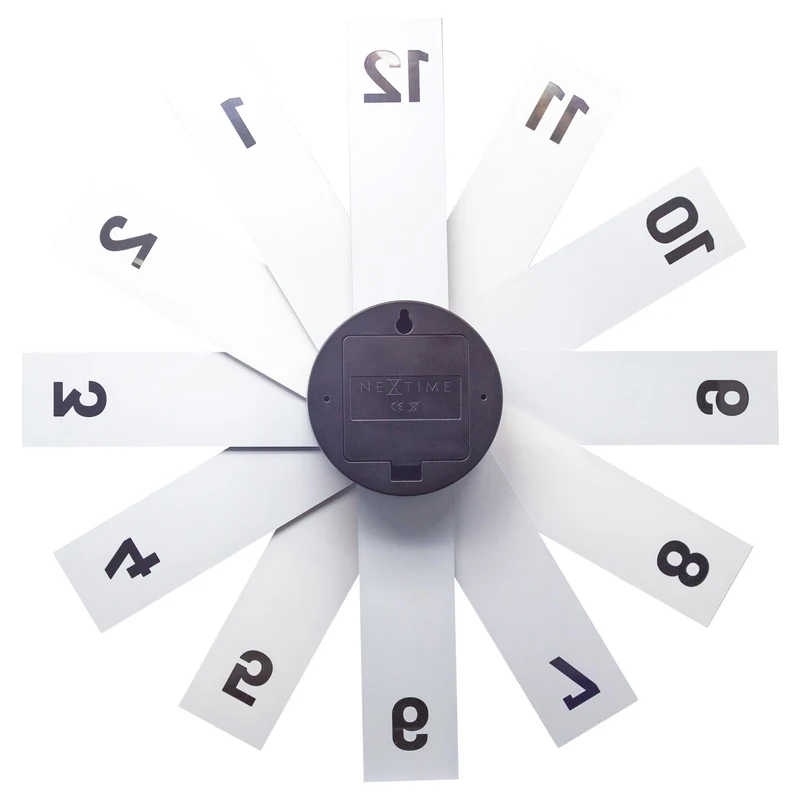 Wall clock 40cm - Silent - Acrylic/Metal - "Plexi"