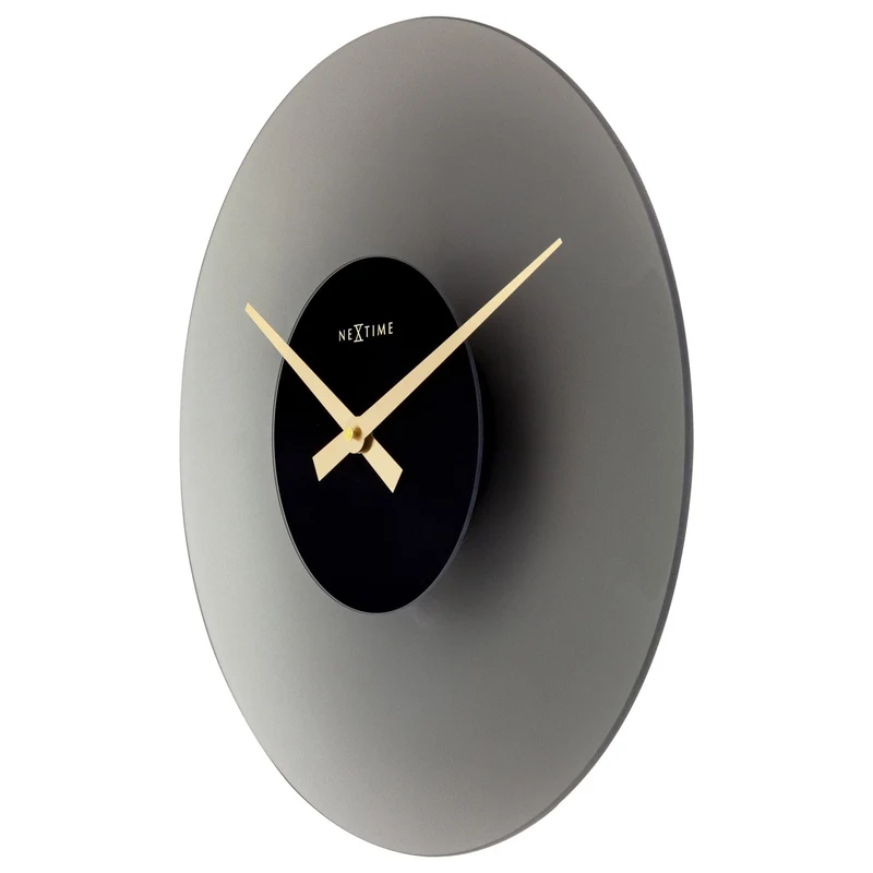 Wall Clock 40cm - Silent - Glass - "Float"