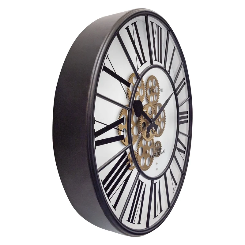 Moving Gear Clock - Large Wall Clock - 50cm - "William"