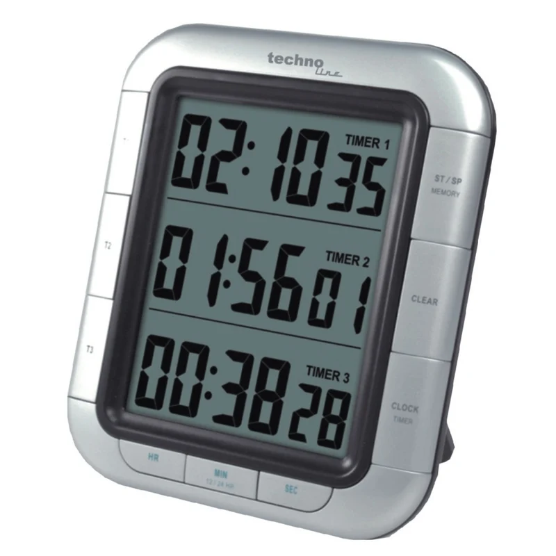 Küchentimer - 3 Timer gleichzeitig - Technoline