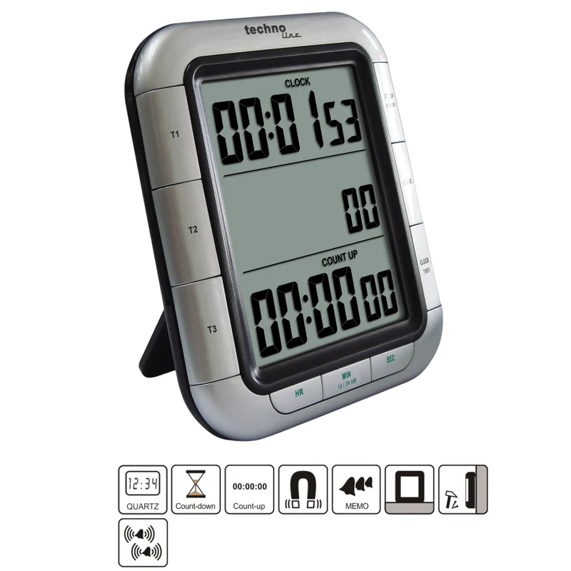 Küchentimer - 3 Timer gleichzeitig - Technoline