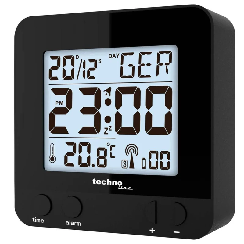 Funkwecker - Datum - Temperatur - Technoline WT 235