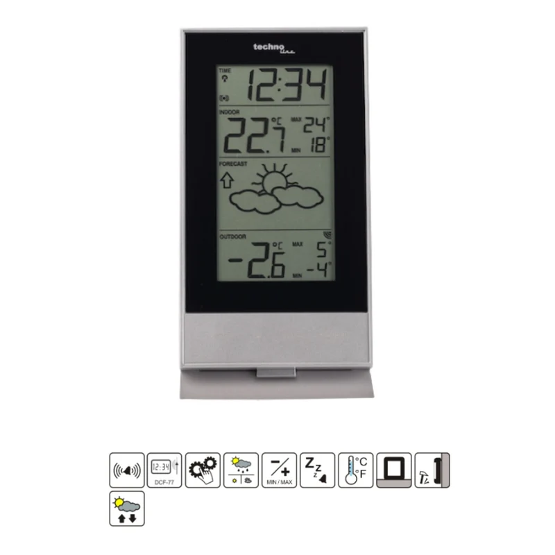 Digitale Funkthermometer-Wetterstation - Technoline WS 9910