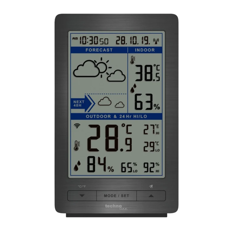 Digitale Funkwetterstation / Thermometer / Hygrometer - Technoline WS 9485