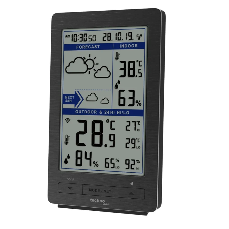 Digitale Funkwetterstation / Thermometer / Hygrometer - Technoline WS 9485