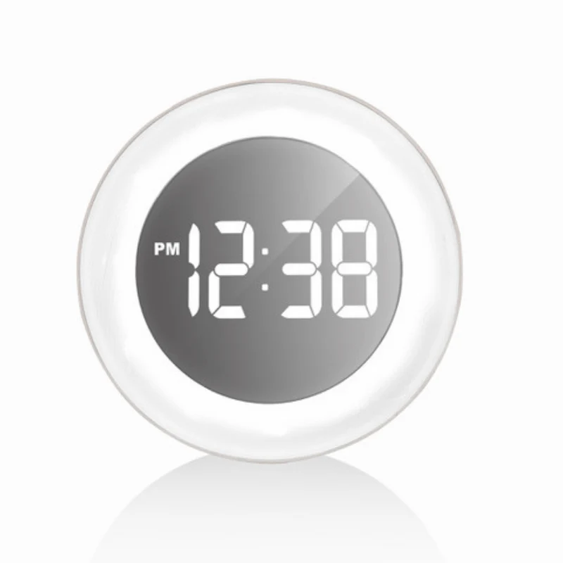 Digitale Wanduhr / Tischuhr - Beleuchtung in verschiedenen Farben - Spiegelbild - Technoline WS 8086