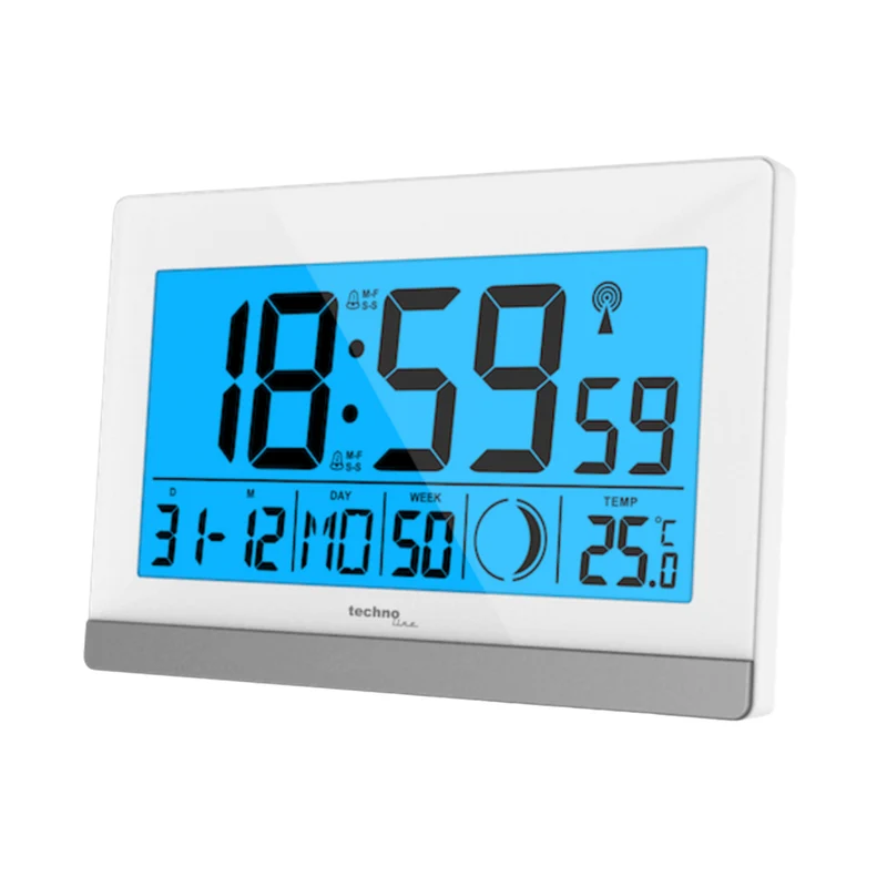 Funkwecker - Datum - Temperatur/Wetterlage - Weckerfunktion - Technoline WS 8056