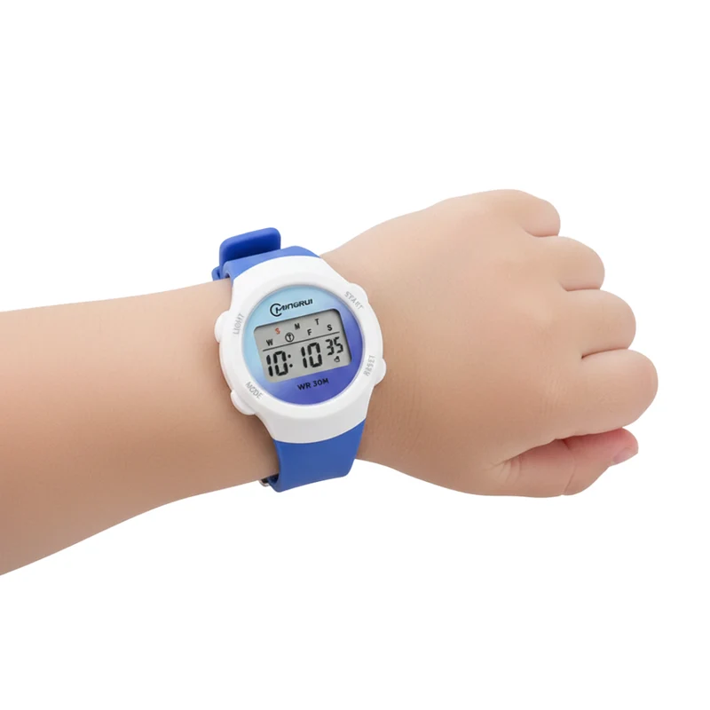 Digitaal Kinderhorloge Waterdicht Sport met Alarm en Stoppuhr Kinderwekker Polshorloge Kids Meisjes Jongens | Sansoti