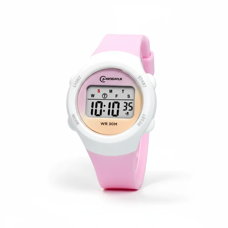 Digitaal Kinderhorloge Waterdicht Sport met Alarm en Stoppuhr Kinderwekker Polshorloge Kids Meisjes Jongens | Sansoti