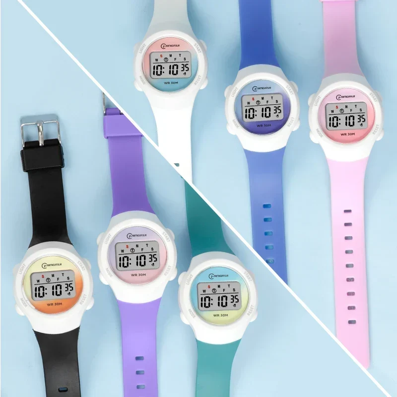 Digitaal Kinderhorloge Waterdicht Sport met Alarm en Stoppuhr Kinderwekker Polshorloge Kids Meisjes Jongens | Sansoti