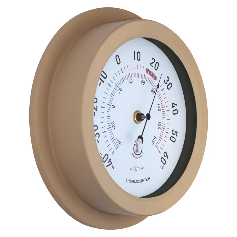Weatherproof Thermometer - 22cm - Metal - Galvanized Lily