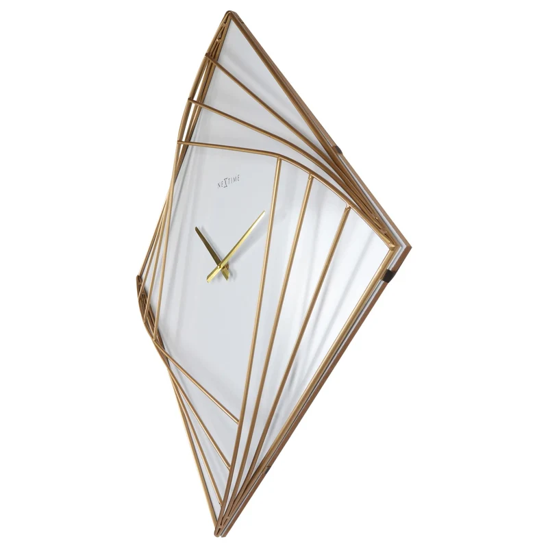 Large Square Wall Clock - 85x85cm - Metal - Turning Square