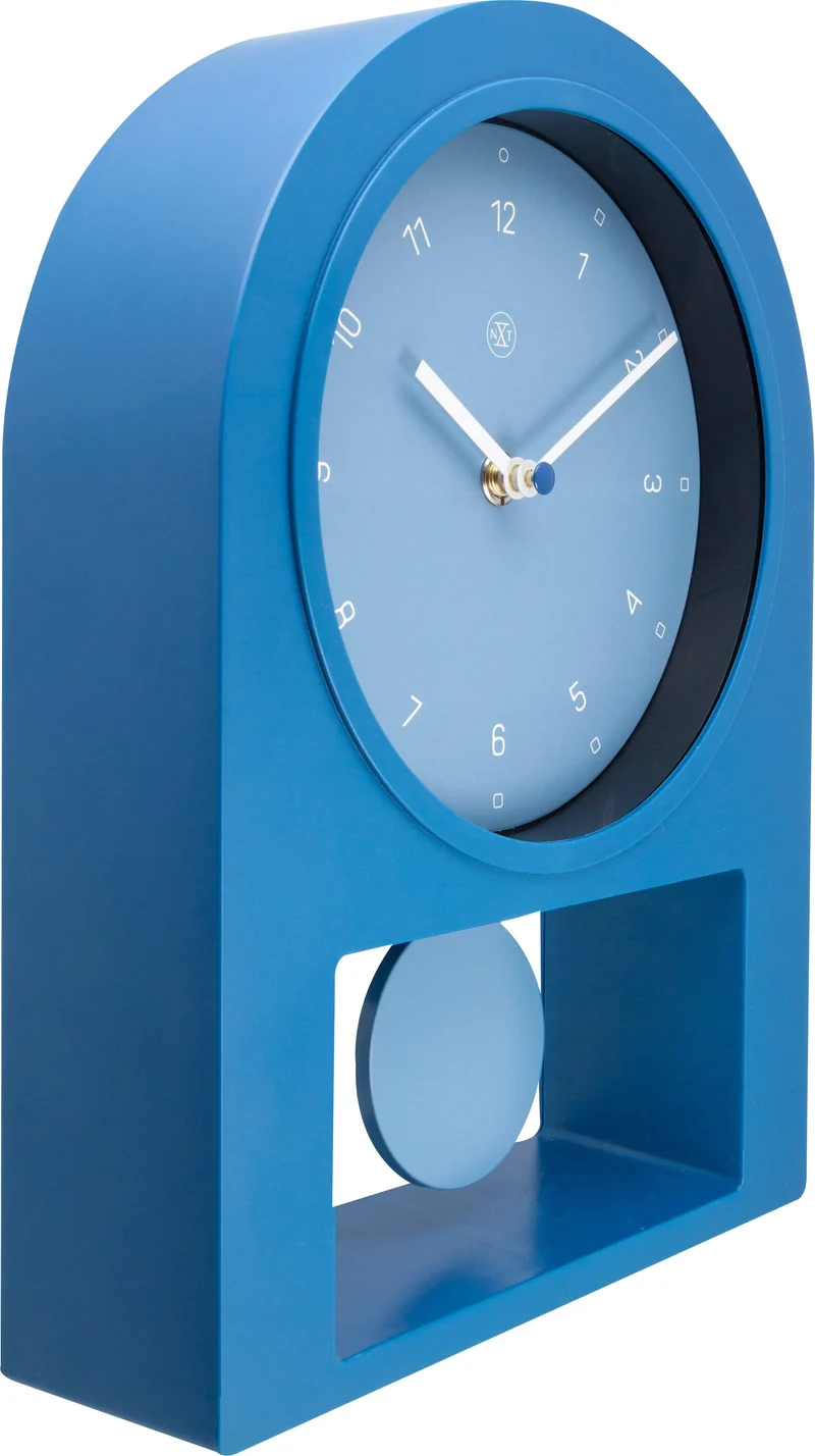 Table clock - 30 x 20 cm - Plastic - 'Swing Table'