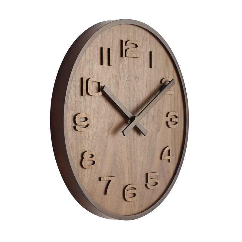 Wall clock - 35 cm - Wood - 'Wood Wood Medium'