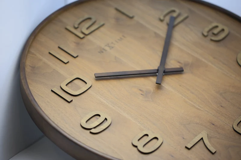 Wall clock - 35 cm - Wood - 'Wood Wood Medium'