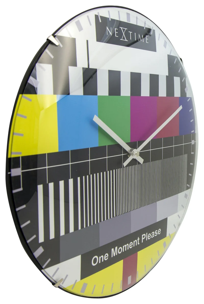 Wall clock - 35 cm - Dome Glass - 'Testpage Dome'