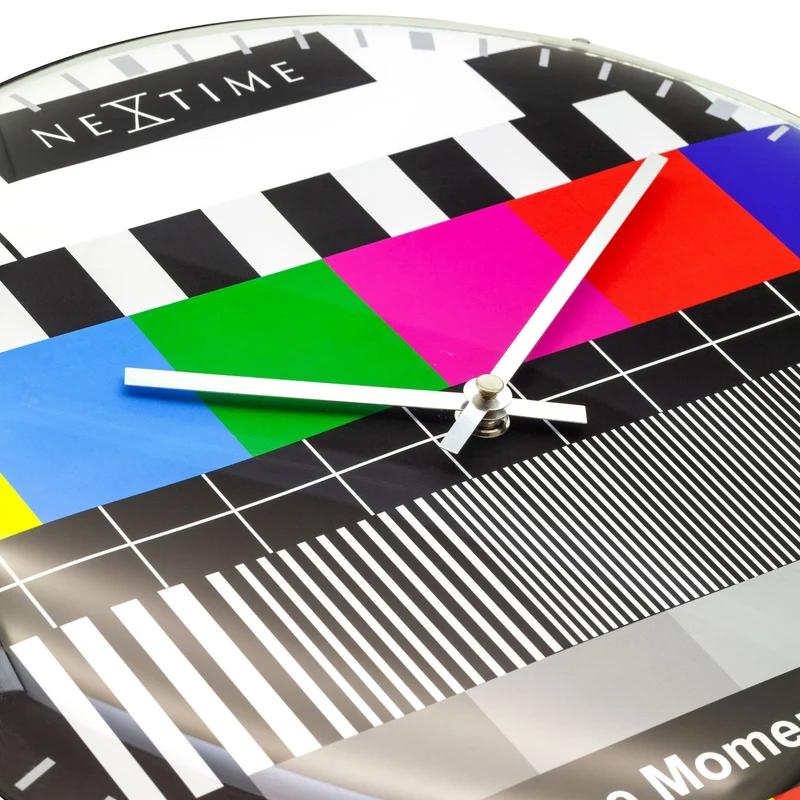 Wall clock - 35 cm - Dome Glass - 'Testpage Dome'