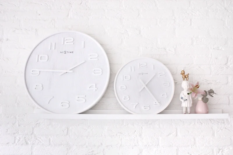 Wall clock - 35 cm - Wood - 'Wood Wood Medium'