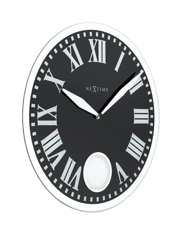 Wall clock - 43 x 4.2 cm - Glass - 'Romana'