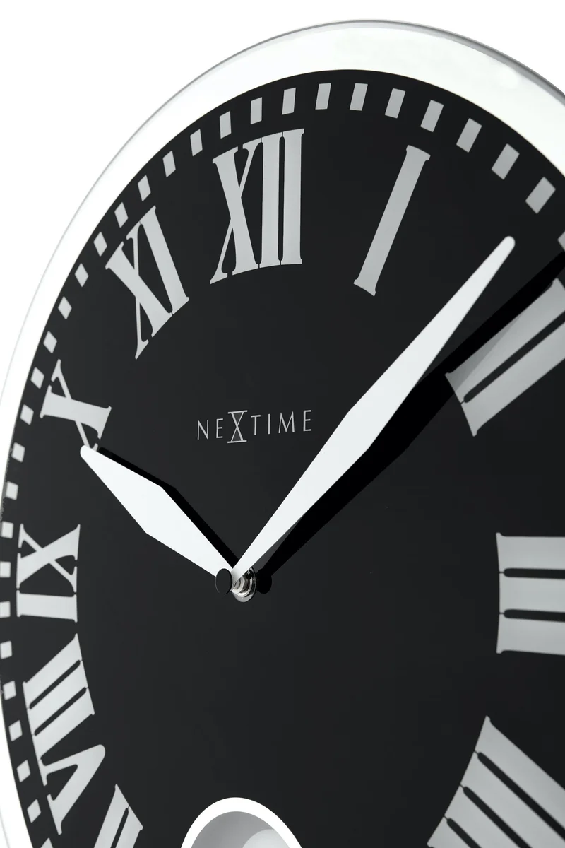 Wall clock - 43 x 4.2 cm - Glass - 'Romana'
