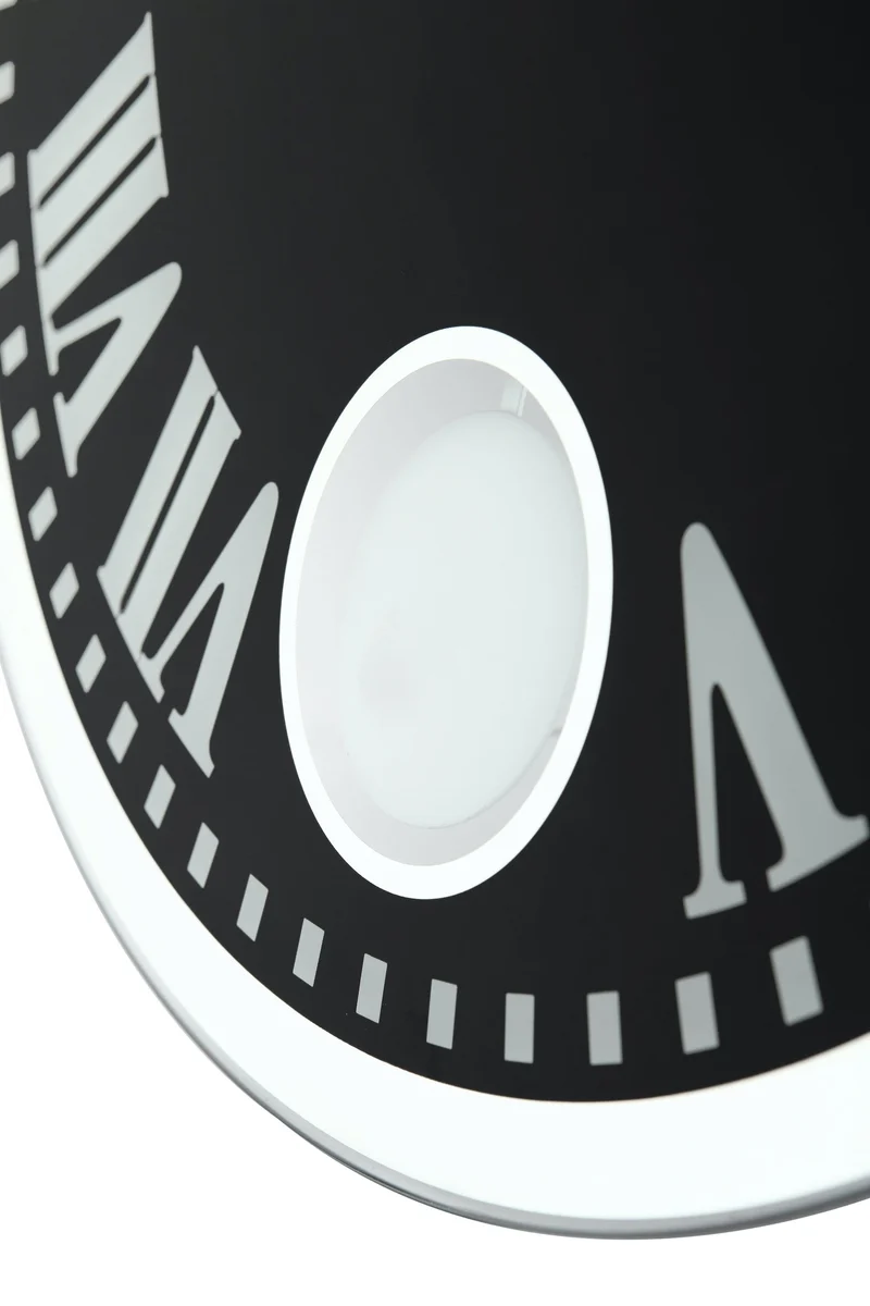Wall clock - 43 x 4.2 cm - Glass - 'Romana'