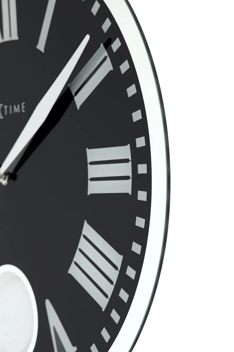 Wall clock - 43 x 4.2 cm - Glass - 'Romana'