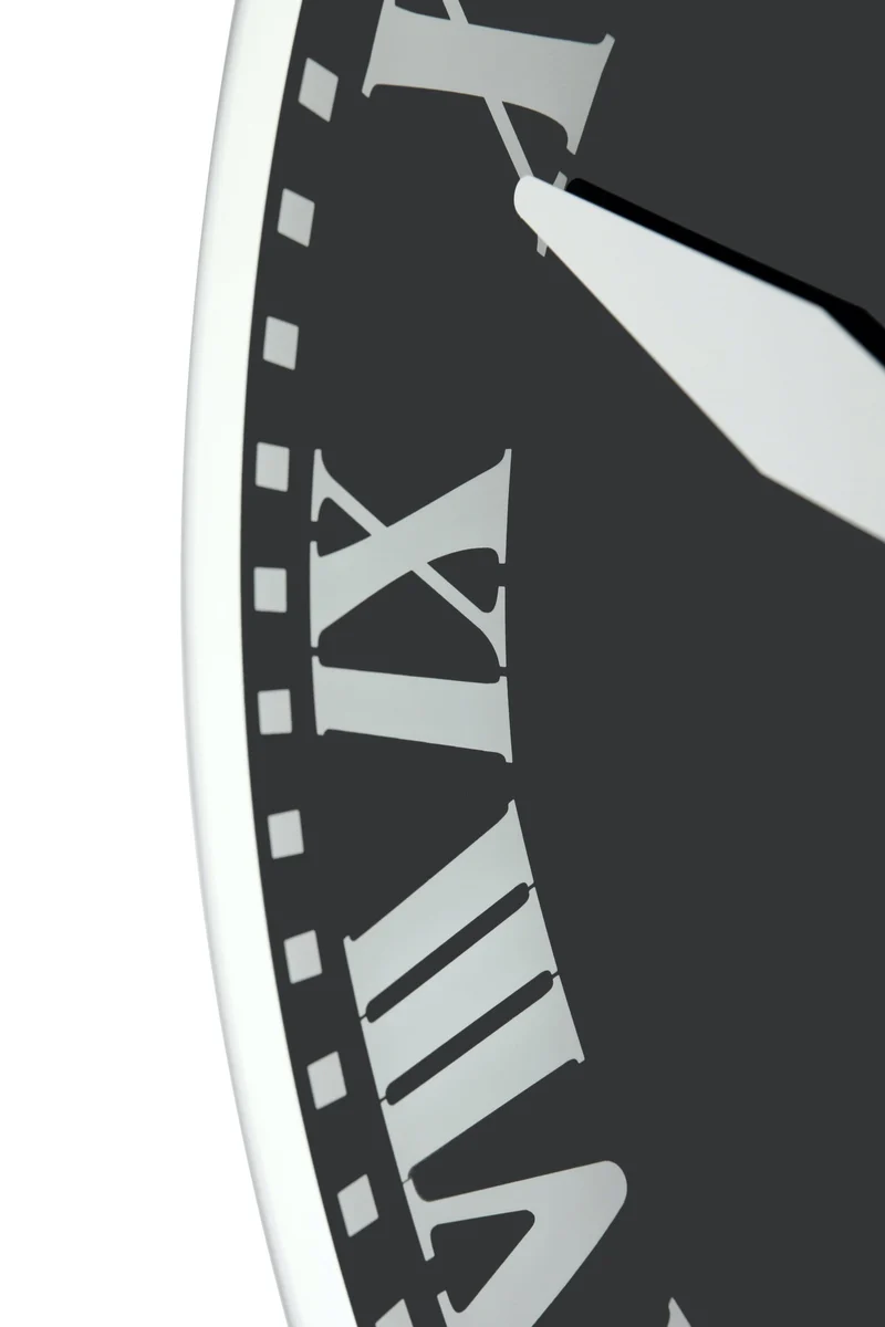 Wall clock - 43 x 4.2 cm - Glass - 'Romana'