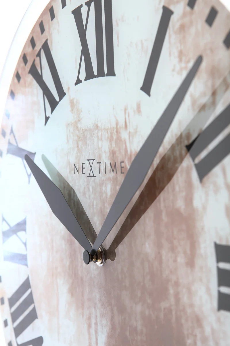 Wall clock - 43 x 4.2 cm - Glass - 'Romana'