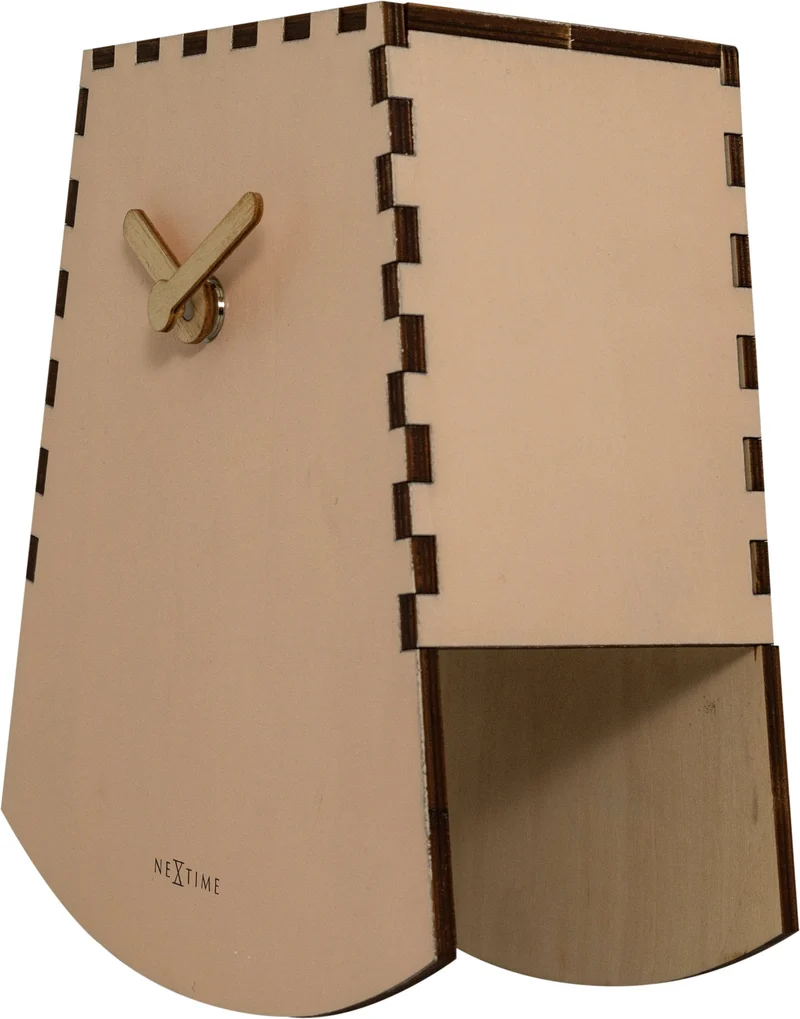 Table clock - 20 cm -Wood - Motion Clock- 'Rocky'