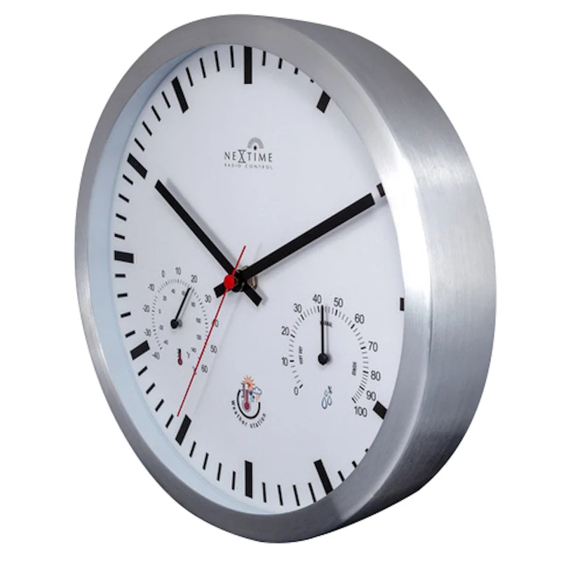Station clock with Weatherstation - 25cm - Radio controlled