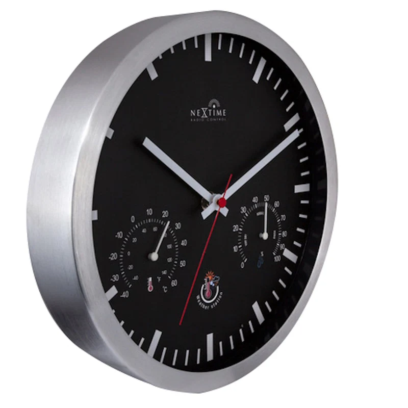 Station clock with Weatherstation - 25cm - Radio controlled