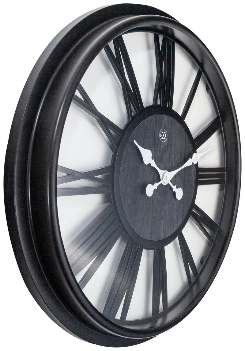 Wall clock - 51 cm - Plastic - 'Quebec'