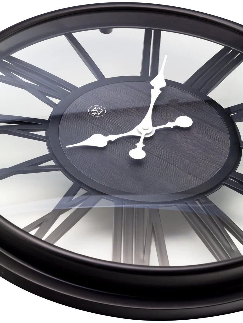 Wall clock - 51 cm - Plastic - 'Quebec'